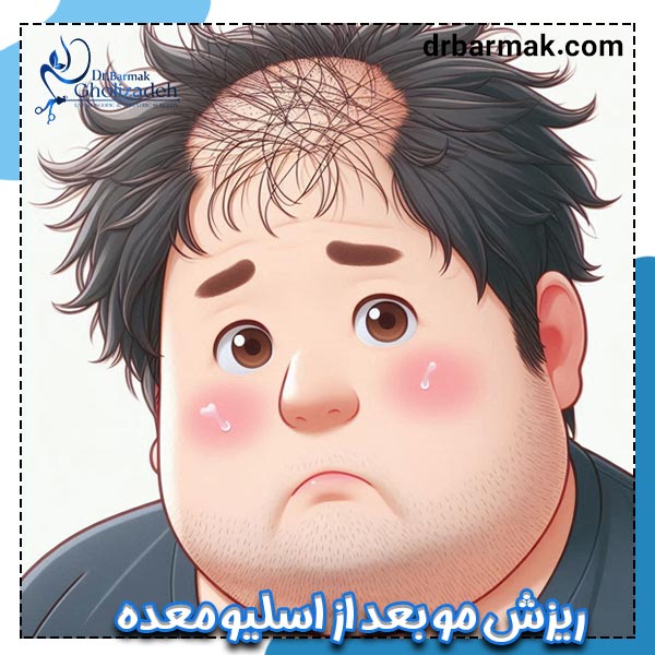 ریزش مو بعد از اسلیو معده - دکتر قلی زاده